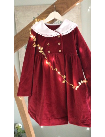 La robe Mélanie en velours